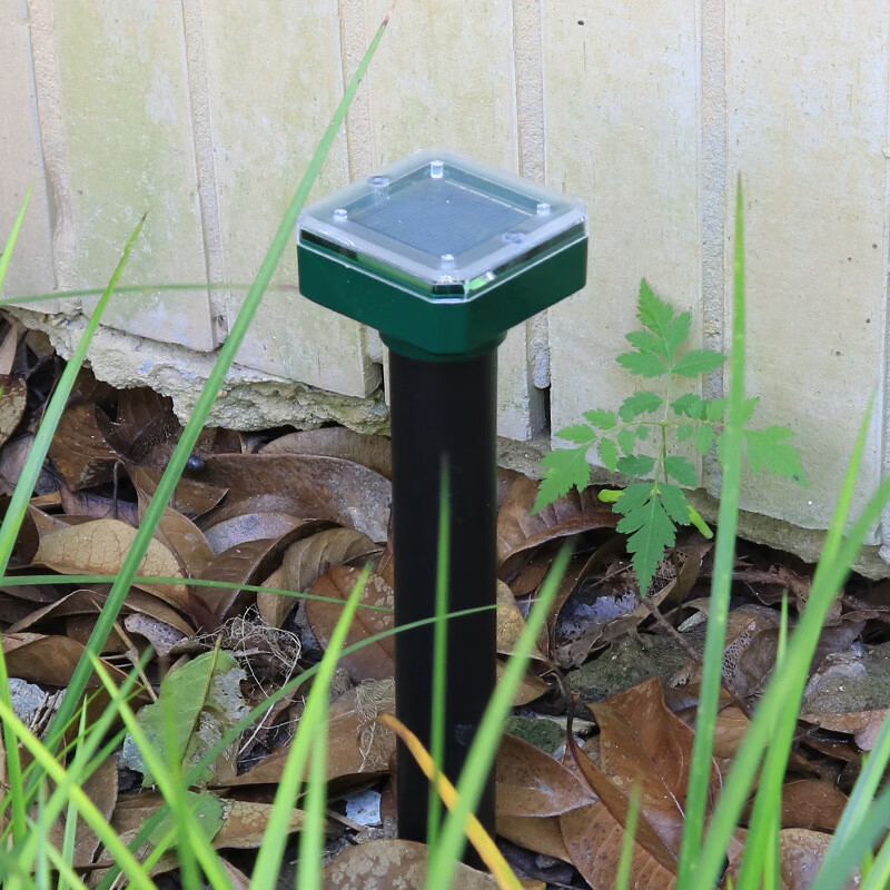 驱鸟神器户外防鸟赶吓鸟果园专用家用阳台鸽子太阳能超声波驱鸟器 一