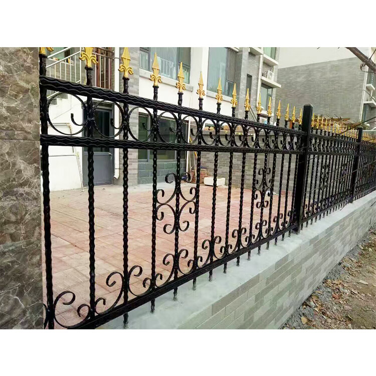 云启格小区铁艺护栏农村户外栏杆铸铁别墅围墙院子防护栏围栏社区铁