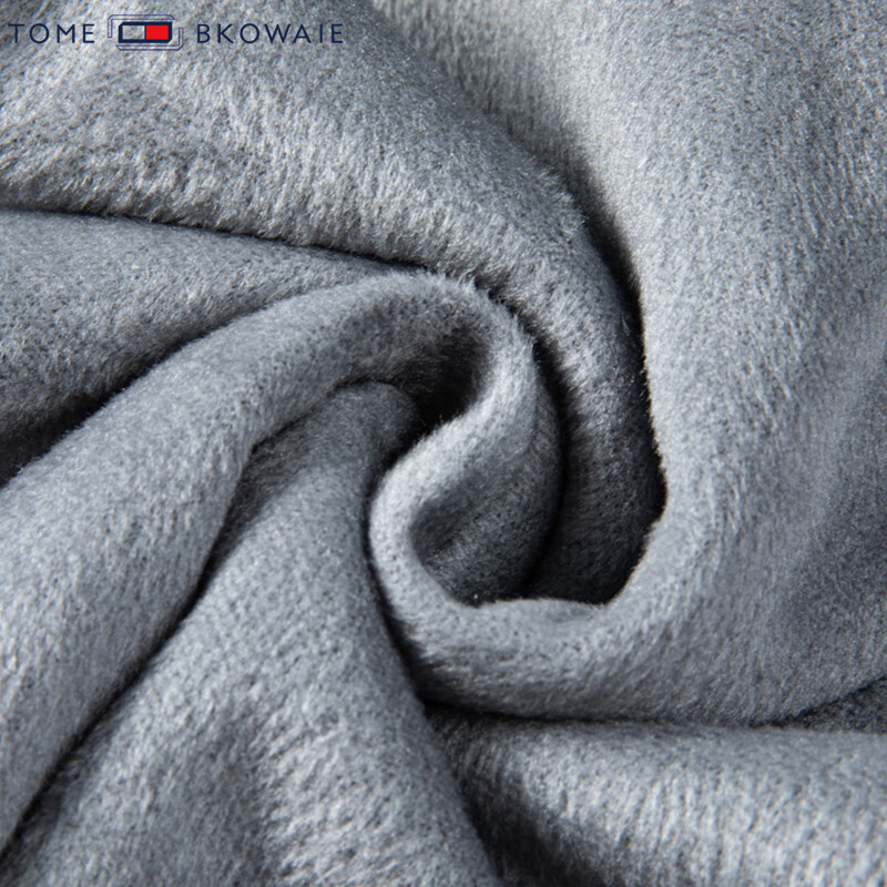 汤米芙兰可加绒休闲裤男冬季新款灯芯绒直筒弹力商务休闲裤大码男士长裤 深灰-加绒 XL （建议130-150斤）