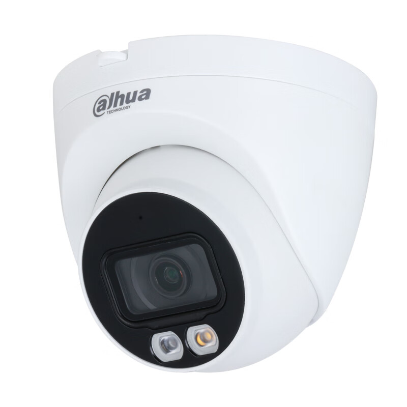 大华技术大华400万双光全彩网络半球摄像头dh-ipc-hdw2433t-a-il/dt-a