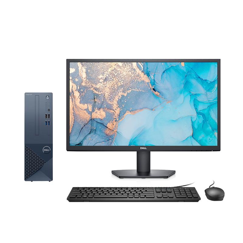 ���ڲ�����������DELL����Խ3030S ̨ʽ���� ���i3/i5�칫���õ���DDR5�ڴ����� ��������ѧϰ������������ȫ�� ����+23.8Ӣ���������ʾ�� i3-12100 16G 512G��̬Ӳ�� ����