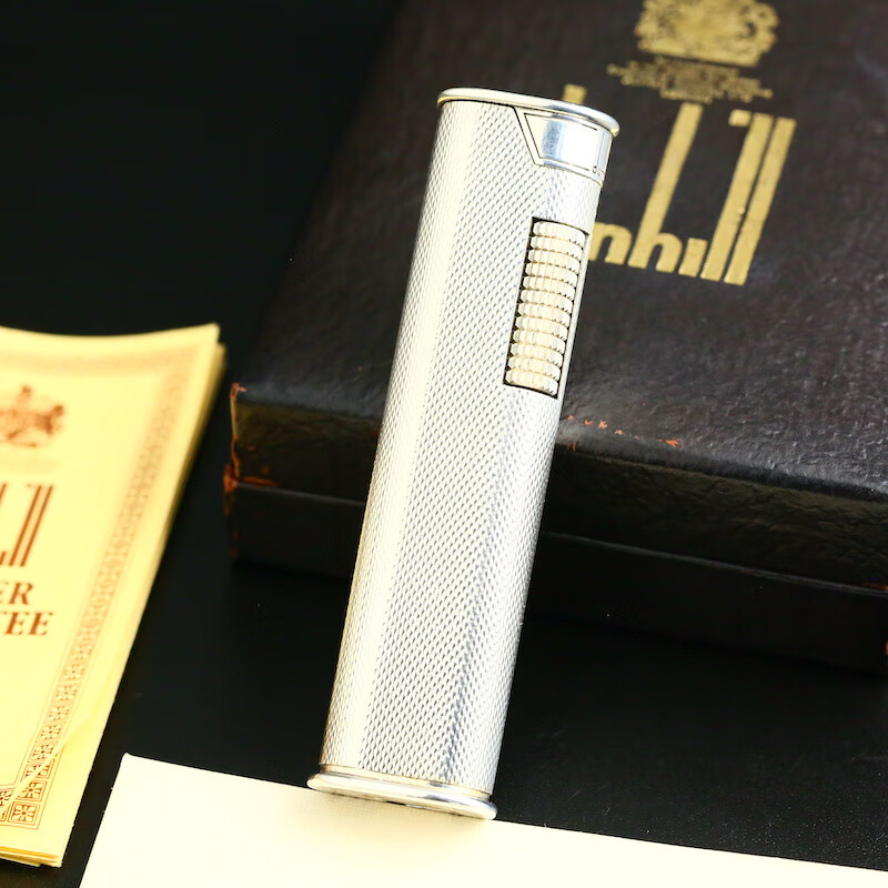 【二手9新】英国dunhill登喜路充气砂轮打火机礼服机薄款斜火烟斗机