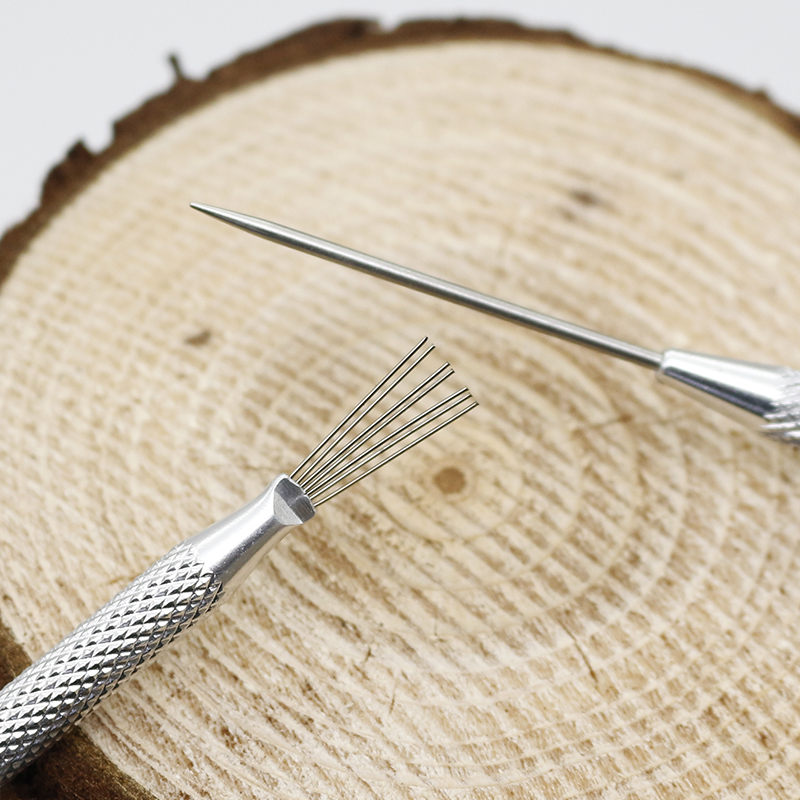 陶泥辅助造型制作陶艺工具模型工具七本针细节针钢针刷轻纸粘土 七本