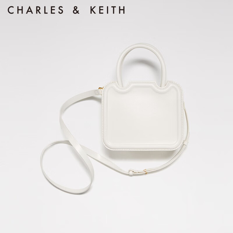 CHARLES&KEITH小方Perline饼干包手提包单肩斜挎女包女士生日礼物CK2-30781598 CK2-30781598-1White白色 S使用感如何?