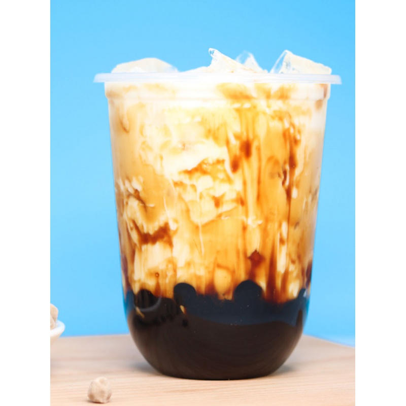 虎钢馋黑珍珠粉圆黑糖风味脏脏茶0.