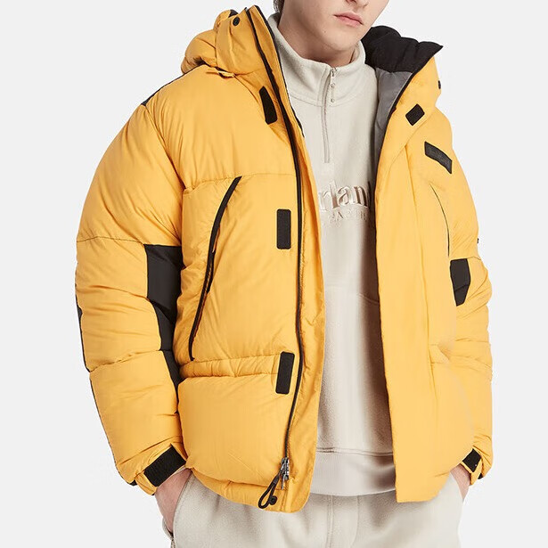 Timberland添柏岚羽绒服男秋冬季户外徒步防风防寒时尚保暖夹克A2N68 A2N68723/石黄色 L