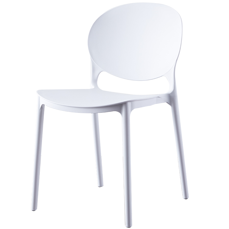 曙亮 -餐椅家用北欧设计餐厅塑料椅子现代简约经济型靠背椅子书网红椅食堂椅