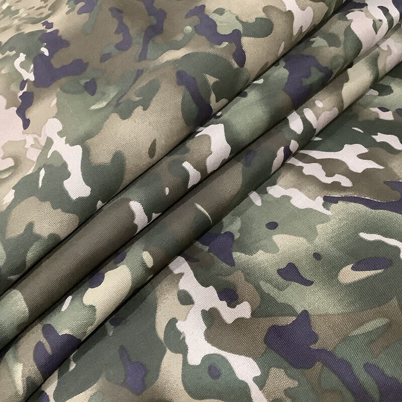 祎今纺织 新式迷彩布 新式夏季渐变绿迷彩桌布 水墨纹迷彩布料定做