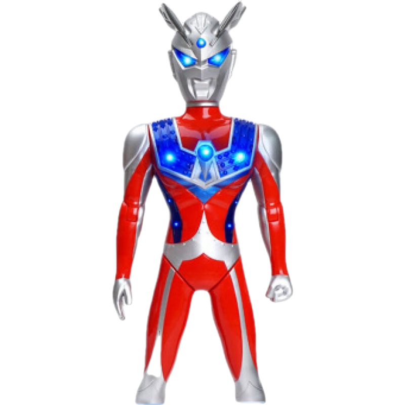 奥特曼玩具大号 电动儿童玩具男孩2021年新款奥特曼大号超大号1米大机器人2 【音乐故事版】100cm赛罗升级 套餐