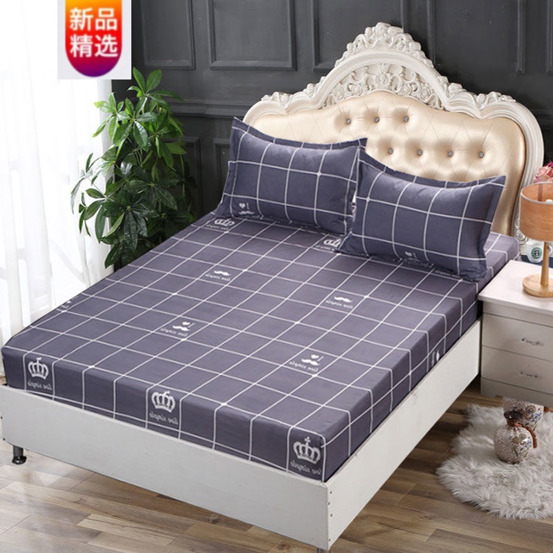 【防滑床笠】床罩席梦思床套棕垫床罩防滑床单床垫套罩 胡子先生 1.5x2米床笠单件