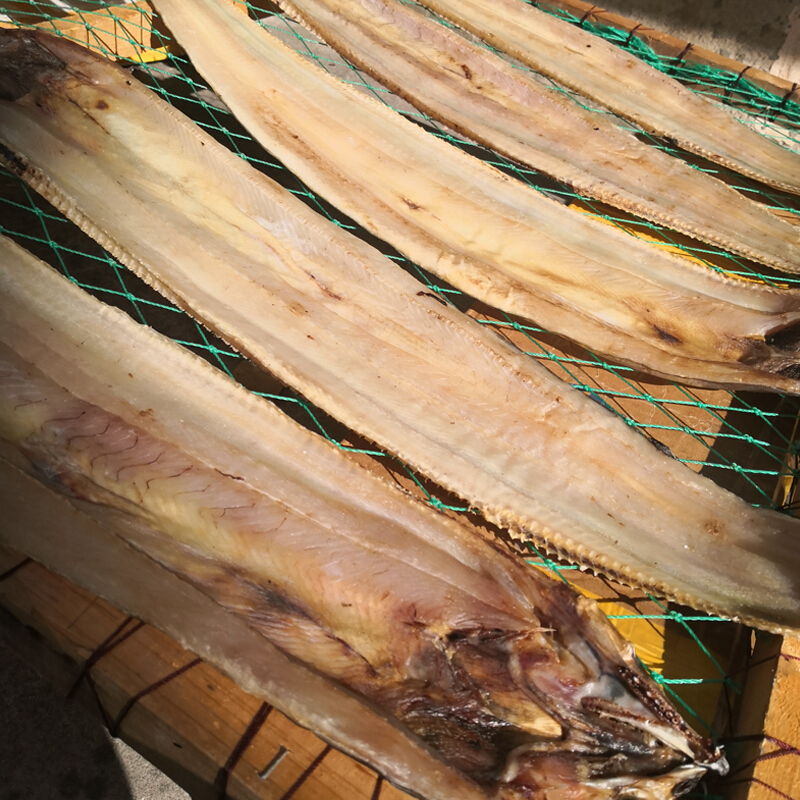 虎钢馋鳗鱼干淡晒大鳗鲞整条舟山特产鳗鱼干海鲜干货冬新风鳗鲞