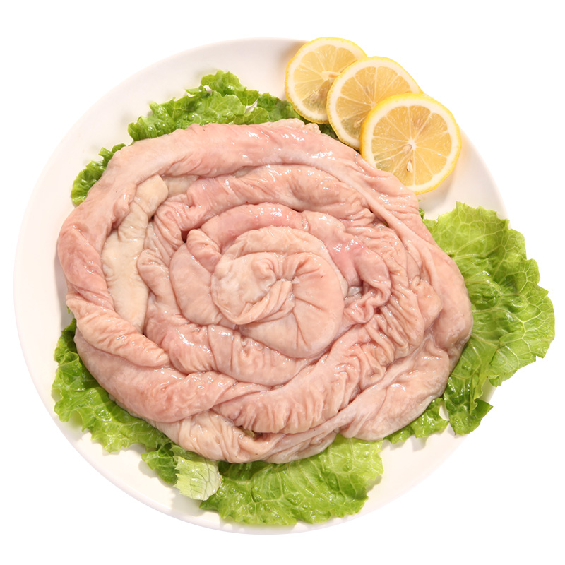 皓谦散养黑土猪大肠大别山农家肥肠鲜冷冻免洗生鲜食品猪生肠子