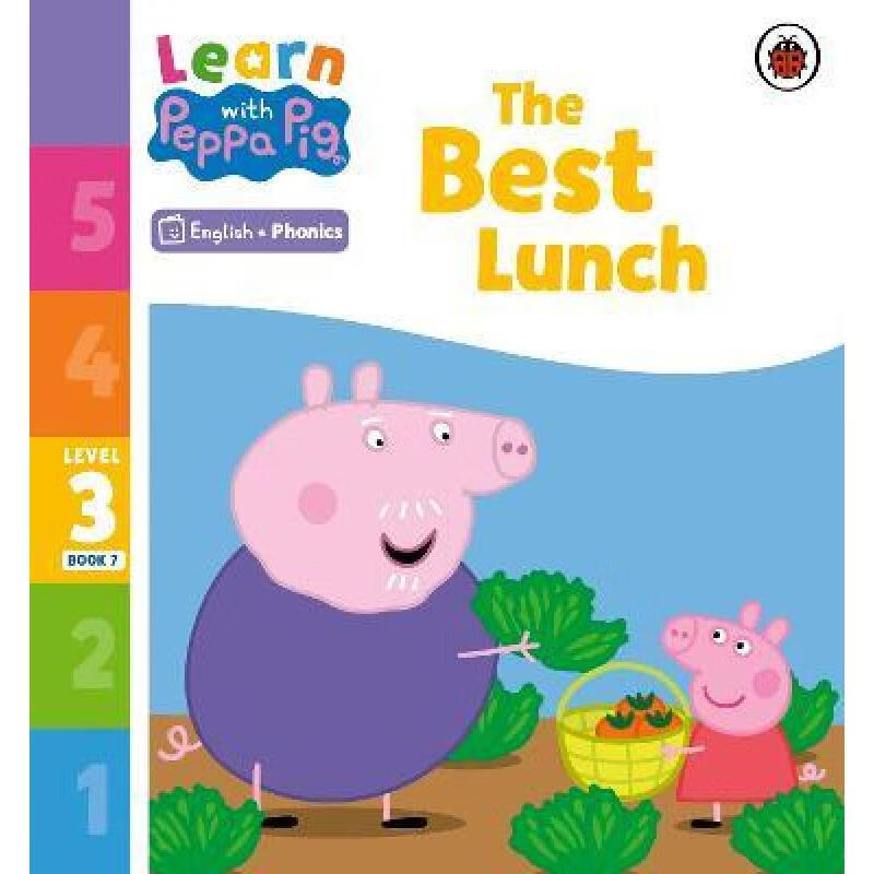 peppa phonics level 3 book 7 - the best lunch (phonics reader)