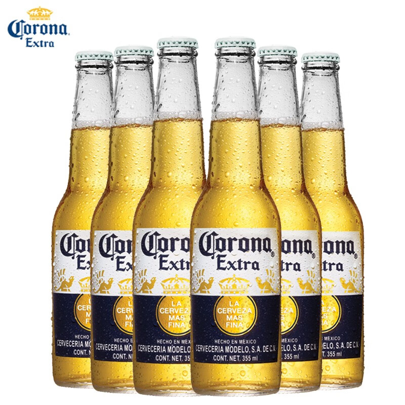 corona 科罗娜啤酒330ml 墨西哥风味啤酒 330ml 6瓶