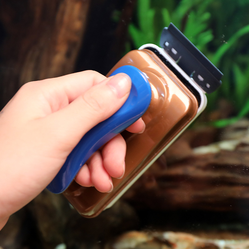 鱼缸刷磁力刷神器刷缸擦玻璃擦器清洗清理清洁工具强吸双面擦刷子