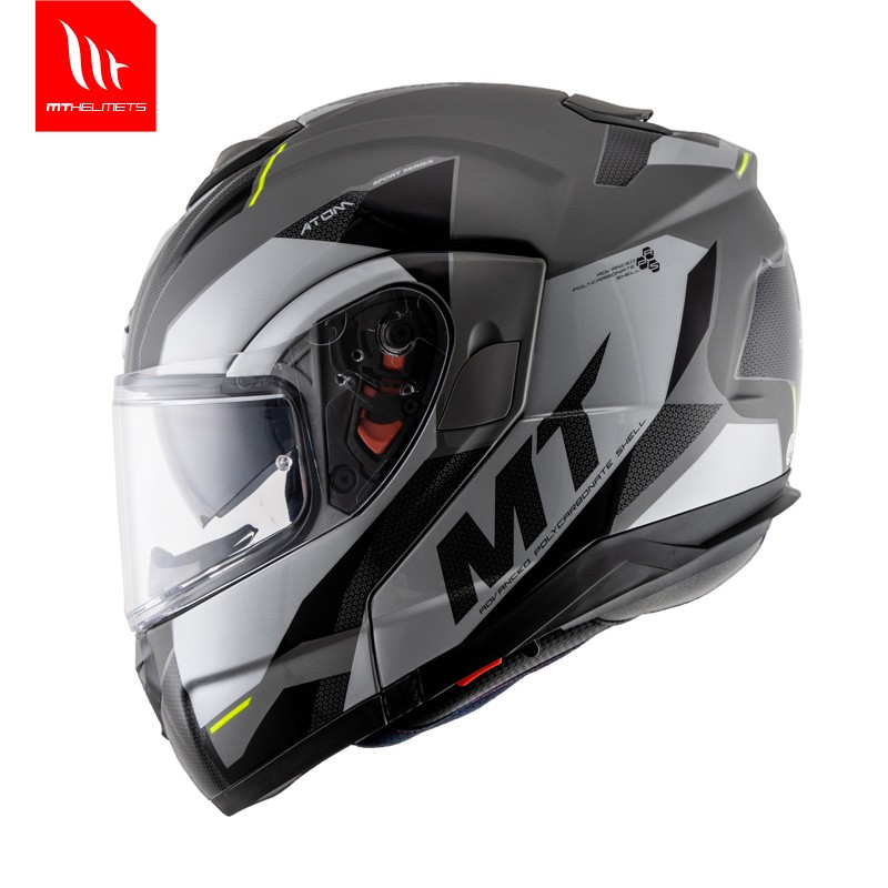 mthelmets西班牙摩托车头盔atom系列揭面盔赛车机车四季通用全盔半盔