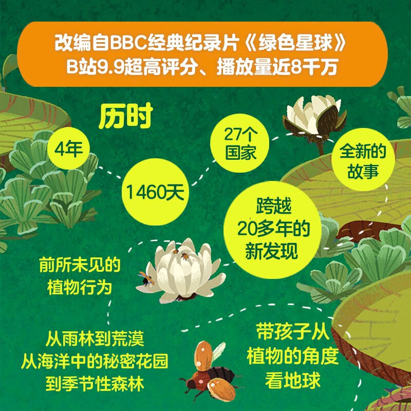 BBC星球系列（3本套）为6-12岁孩子联袂打造的科普绘本系列