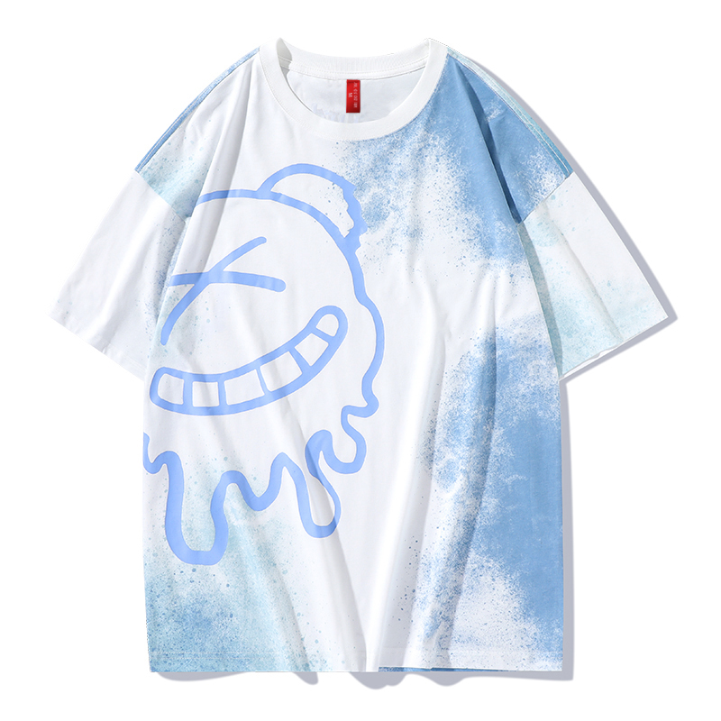 天龙致尊(denon supreme)短袖t恤男女潮牌2022夏季oversize宽松大码小