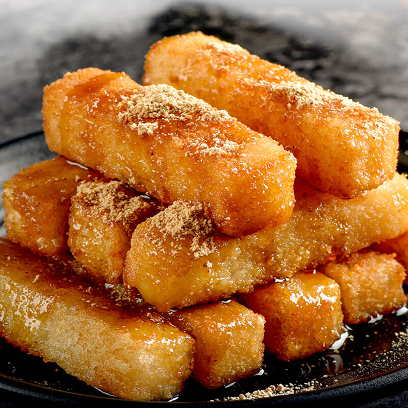 虎钢馋严老头红糖糍粑半成品商用糯米年糕手工特色糕点油炸小吃火锅