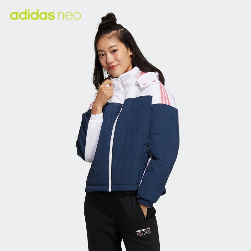 阿迪达斯adidas女装 neo 新款w ss jan pdjkt2新年款运动棉服 gp5493