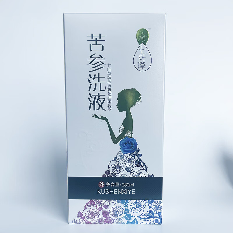 多灵邦【精选直发】七叶草苦参洗液私处护理液 女性清洁舒适 植物草本护 七叶草 苦参抑菌洗液280ml一瓶装
