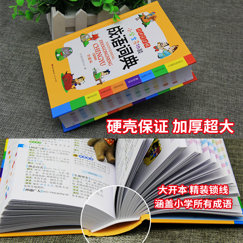 成语词典小学生专用 正版注音版多功能中华成语大词典新华成语词 小学生专用 多功能成语字典（彩