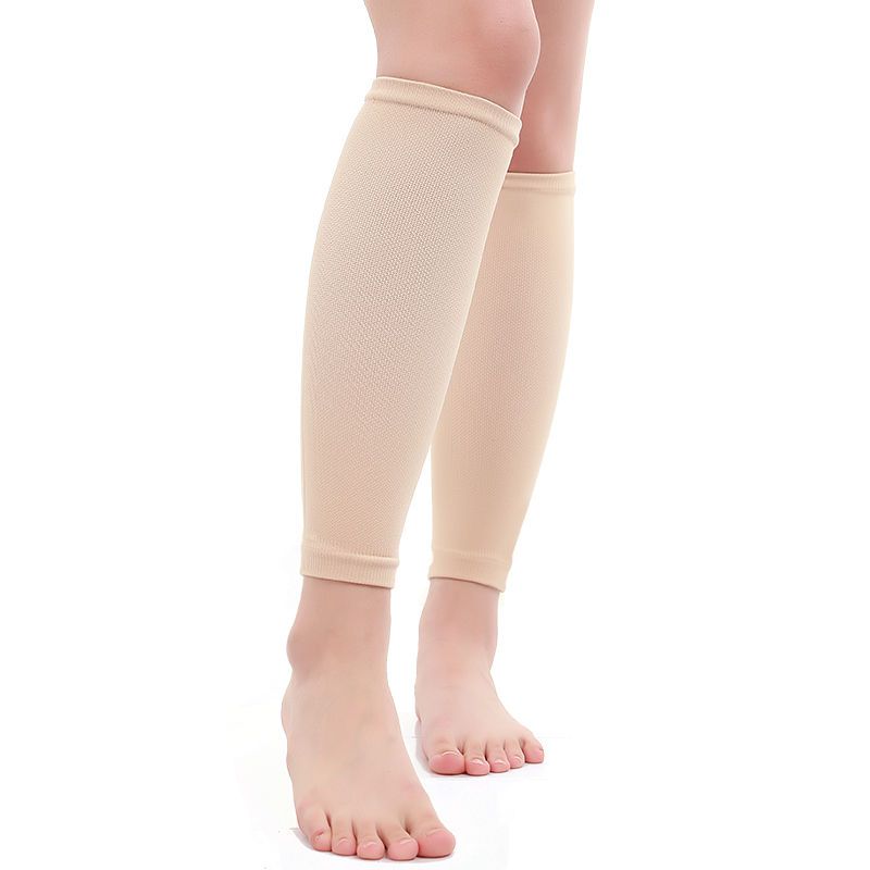 宰搂护小腿套夏季薄款男女士保暖护小腿护膝中老年人老寒腿睡觉护腿 黑色轻薄款 S