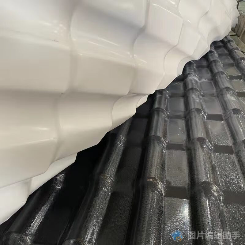 0mm:别墅仿古树脂瓦:新型屋面瓦树脂瓦片 普通款2.0mm