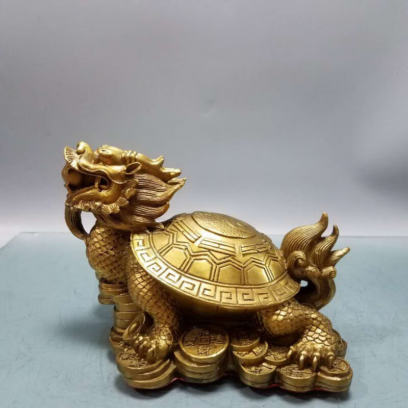 スタニングルアー 古銅製置物，鎮宅辟邪，時代物，書房置物，重1210克