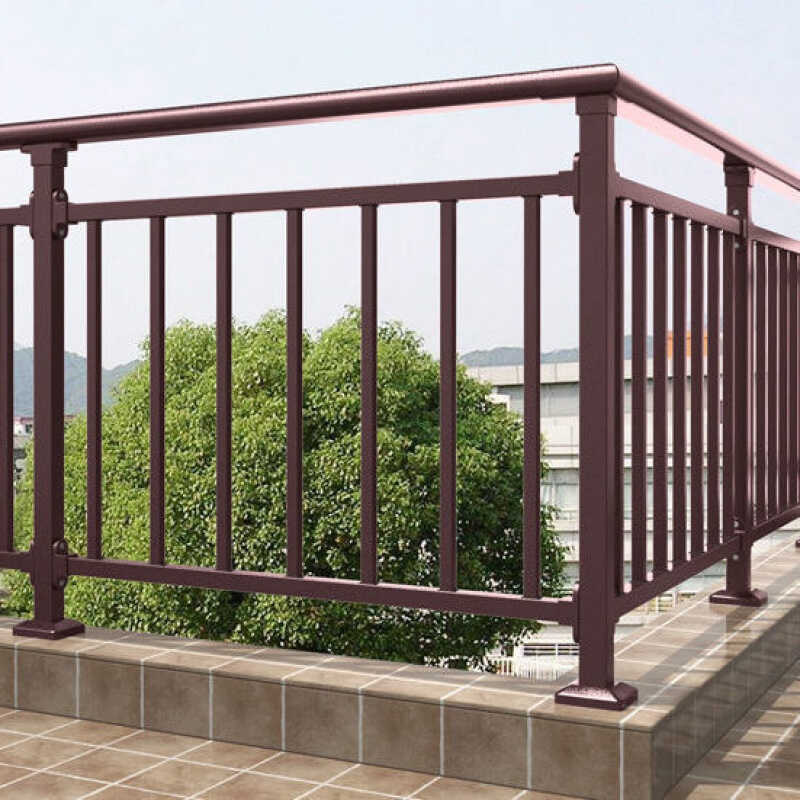 阳台栏杆护拦阳台护栏铝合金室外铁艺不锈钢栏杆楼梯扶手 花色