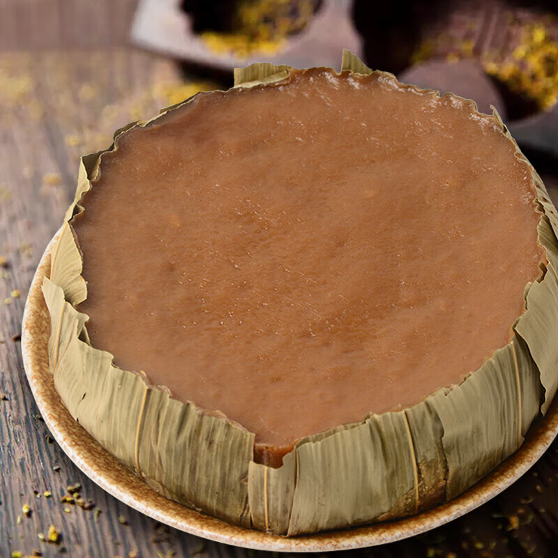 安小离老式红糖糕浙江丽水特产传统年糕糍粑甜米糕点中式 传统圆形