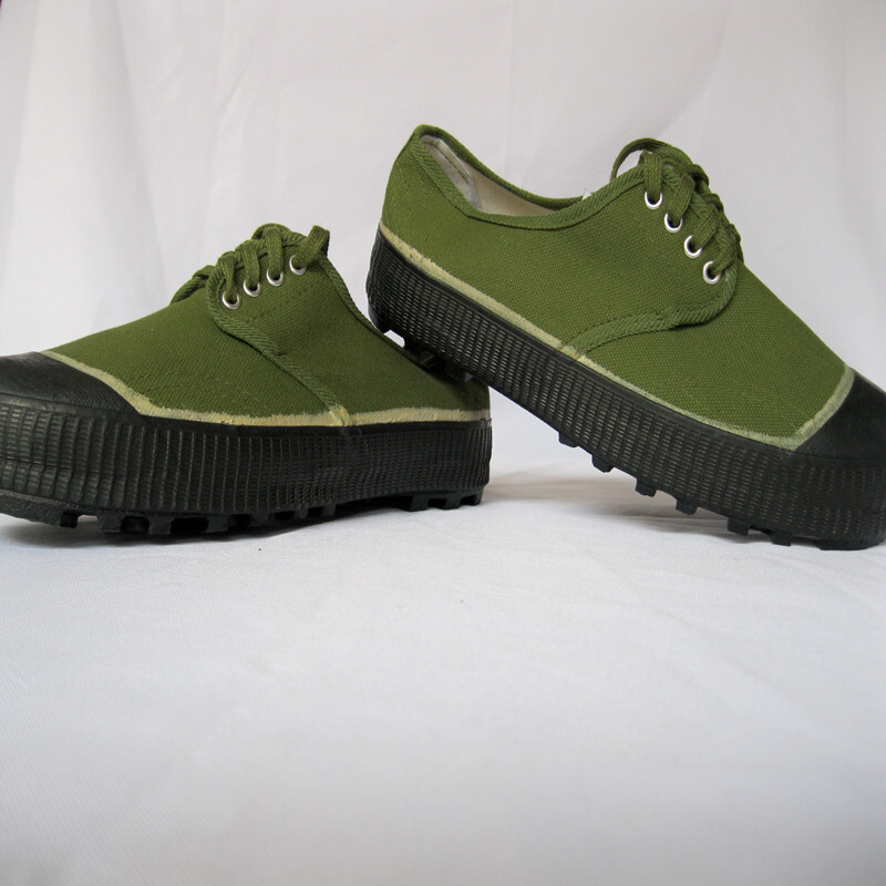 低腰防滑解放鞋劳保工作鞋农田工地上班胶鞋老式军训球鞋耐磨 军绿 34