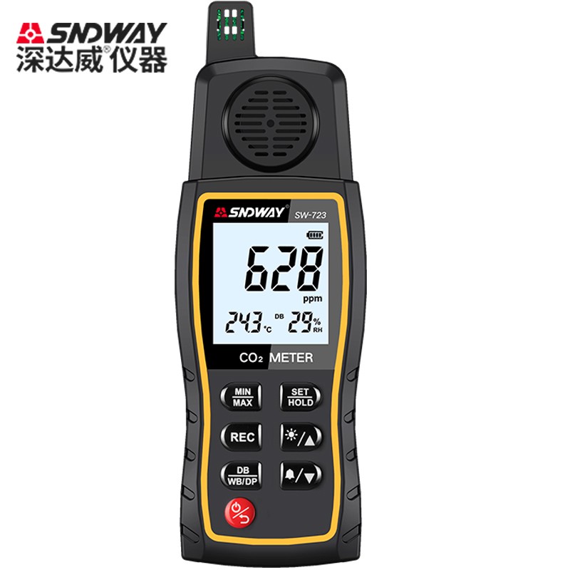 深达威(sndway)二氧化碳检测仪手持专业空气质量自监器家用室内温湿度