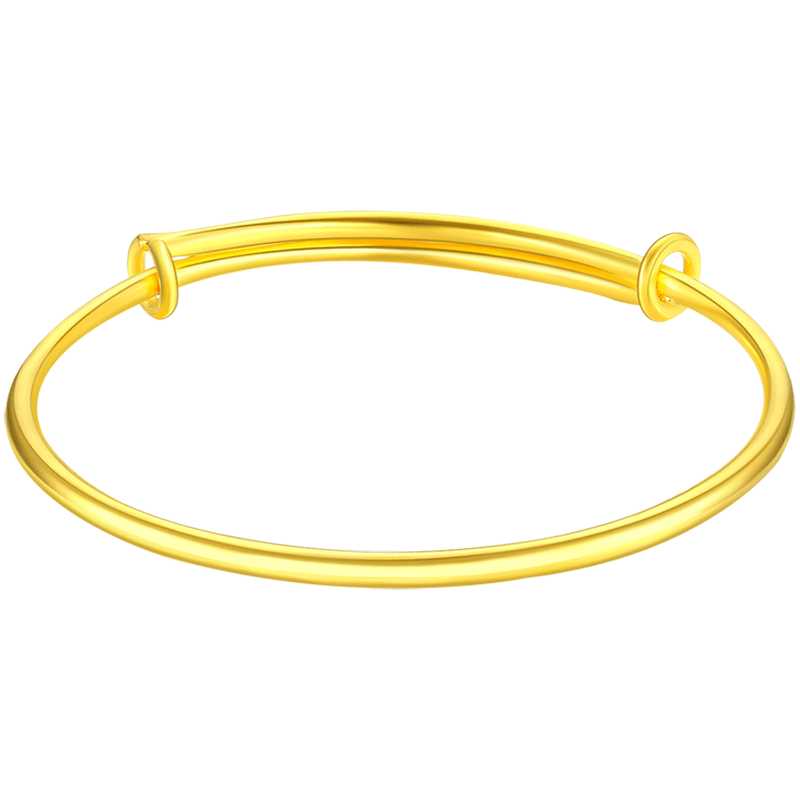 潮宏基黄金手镯推荐|品质保障，物超所值