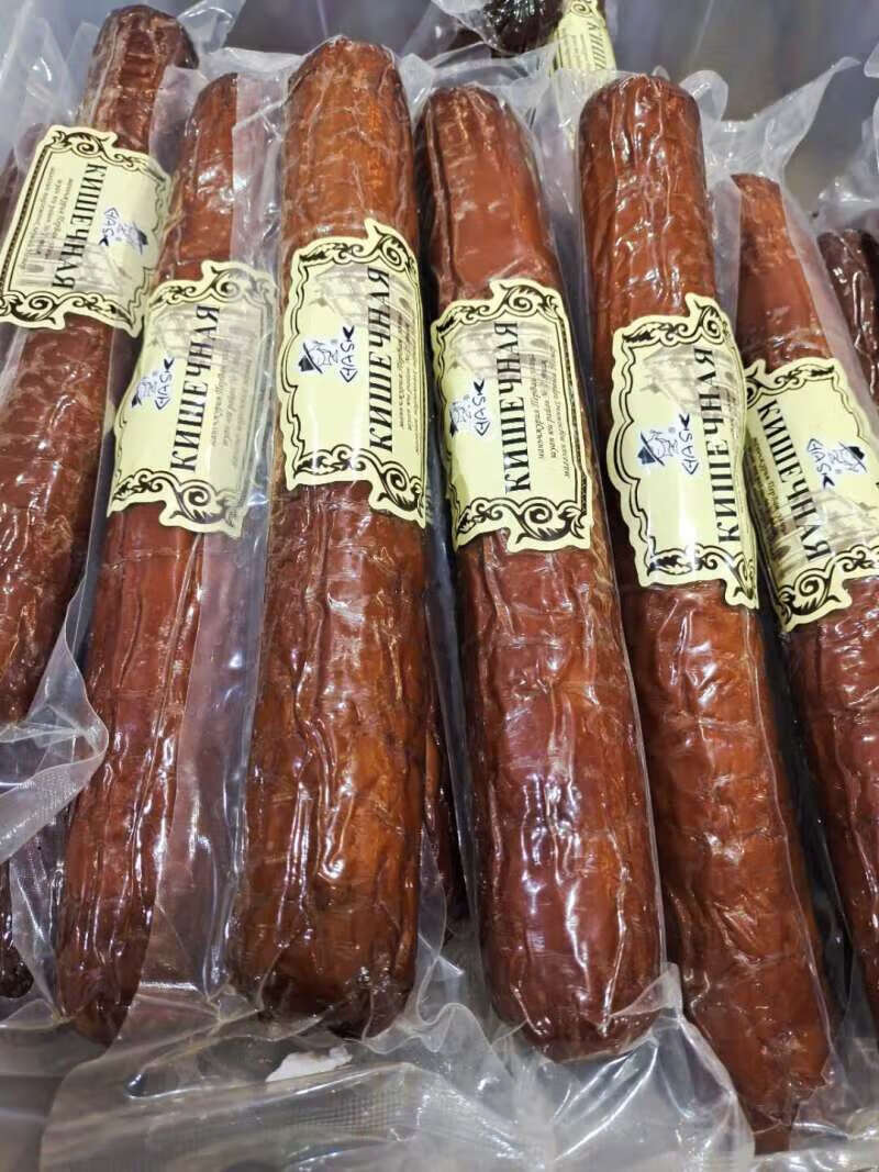 禾澹俄罗斯风味大红肠俄式纯肉香肠火腿肠即食下酒菜350g 大红肠350g