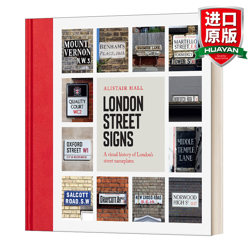 伦敦街道标志 伦敦街道铭牌的视觉历史 精装 英文版 进口英语原版书籍