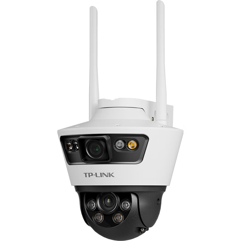 双路室外枪球联动全彩球机双频无线摄像机远程监控插卡 tl-ipc649-a4