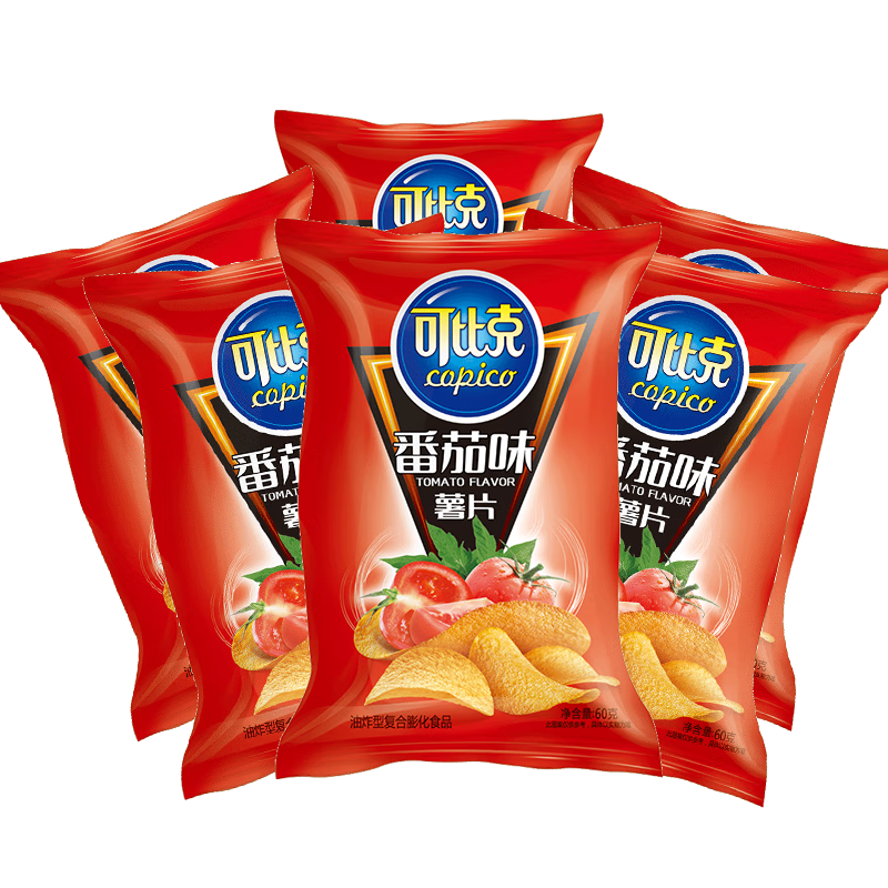 �ɱȿ˷���ζ��Ƭ55g*6����װ�칫��������ʳС�Դ������ʳƷ����