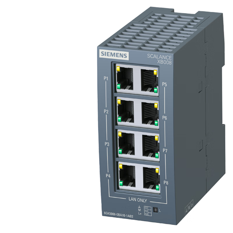 西门子(SIEMENS)SIEMENSXB008/5/8口工业以太网交换机6GK 6GK5005-0BA00-1AB2
