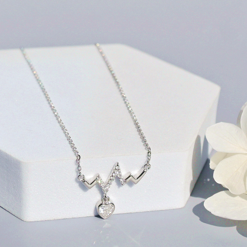 银项链女s925银项链时尚链子百搭简约银饰品锁骨链年轻