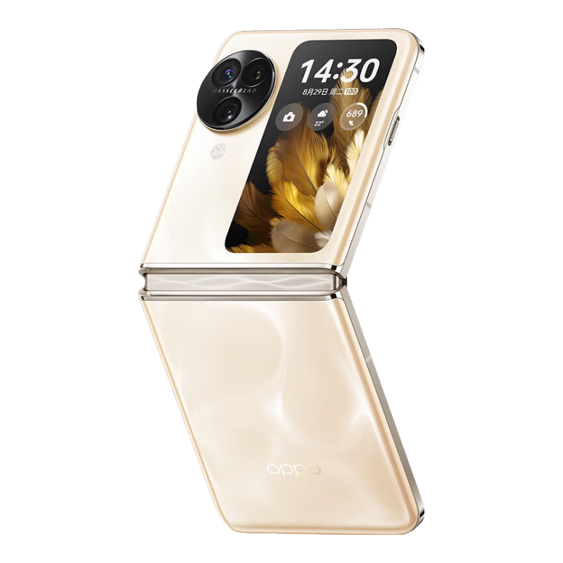 OPPO Find N3 Flip 二手手机 超光影三摄专业哈苏人像 120Hz镜面屏 5G折叠屏 月光繆斯 12GB+256GB 99新