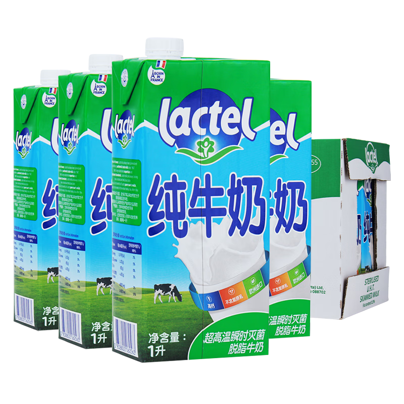 Lactel˹ԭװ֬1L*12䴿ţӪ
