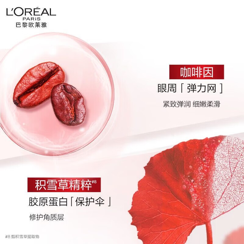 欧莱雅(LOREAL)视黄醇精粹抗皱水乳霜套装淡化细纹眼霜紧致眼部精华护肤品礼盒 7.5ml*4新款
