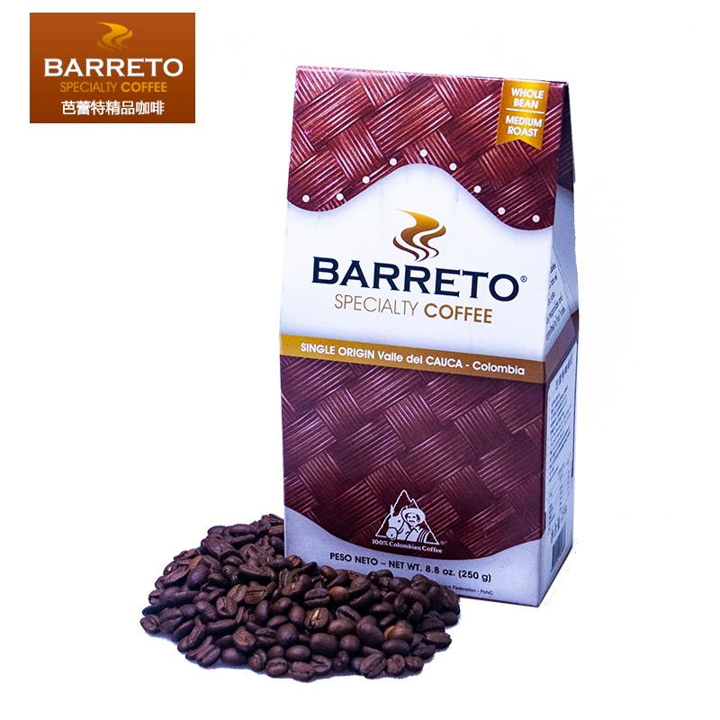 芭蕾特 哥伦比亚进口 精品咖啡 阿拉比卡咖啡豆 中度烘焙 深度烘焙 250克 深度烘焙咖啡豆250g