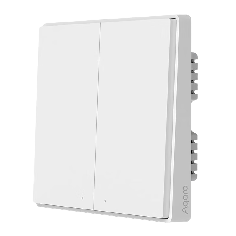 Aqara���ܿ���D1���˫�� �ѽ����׼�/ƻ��HomeKit ң�ؿ��� ��ɫ 114.75Ԫ(������)