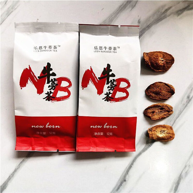 食芳溢乐恩牛蒡茶微商泡煮养生茶熬夜茶15小袋 试吃验真装-(5小包)
