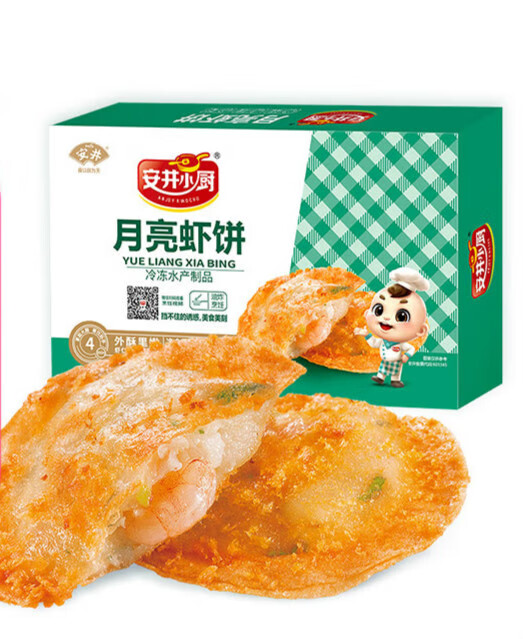 安井蟹味棒235g1包魚(yú)糜含量50%火鍋燒烤關(guān)東煮麻辣燙食材 月亮蝦餅  250g