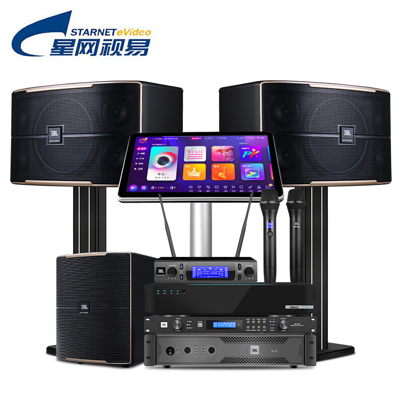 视易(evideo)k73 家庭ktv 点歌机音响套装一体分体点唱机家用影院