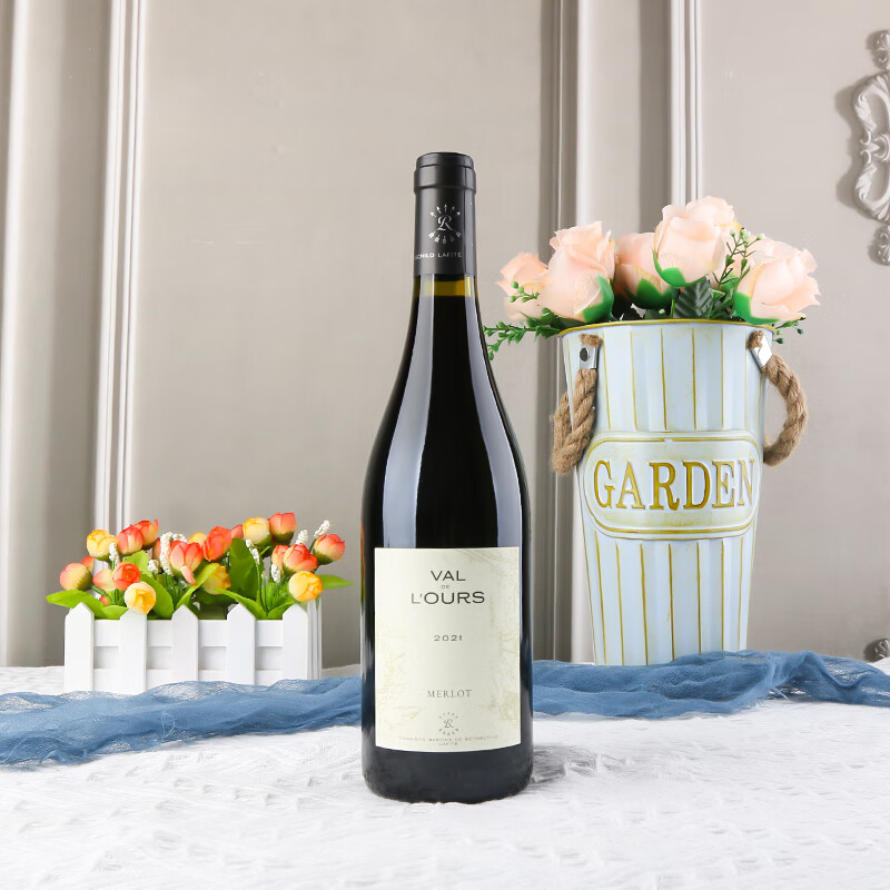 拉菲(lafite)罗斯柴尔德雾禾山谷红葡萄酒 拉菲红酒 红酒礼盒 拉菲雾