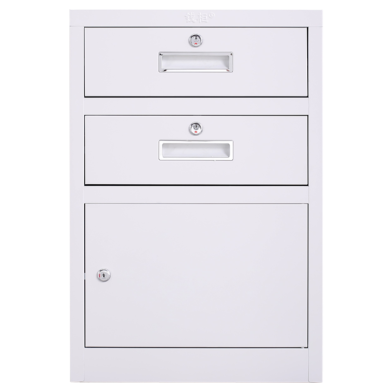 钱柜矮柜文件柜钥匙锁具链接 白色